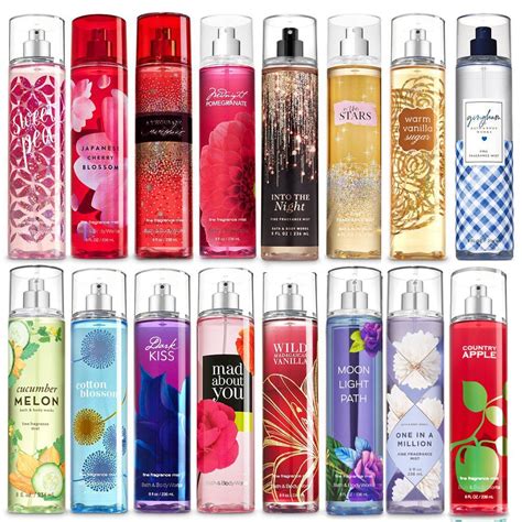 perfume body works|bath body works scents list.